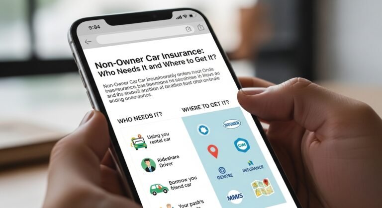 Non Owner Car Insurance: Who Needs It and Where to Get It?