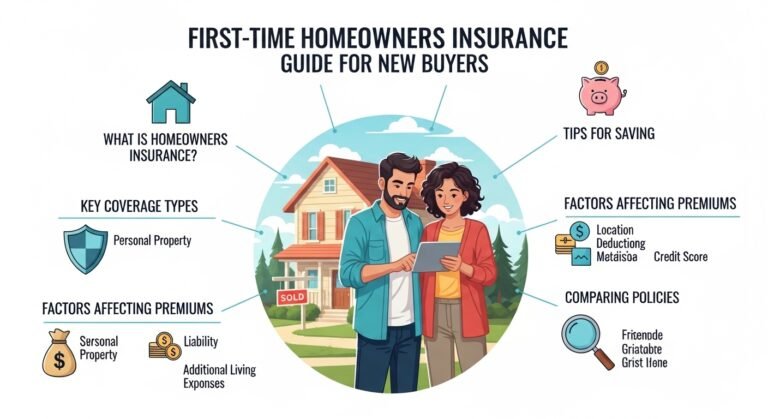 First-Time Homeowners Insurance Guide for New Buyers