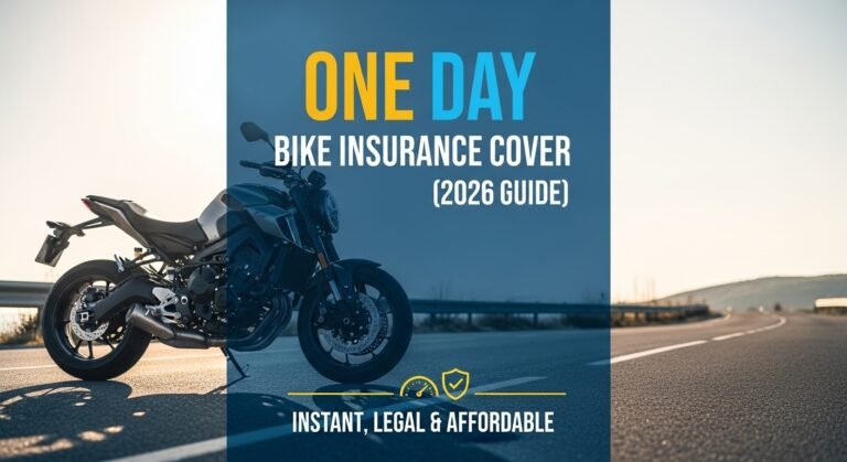 One Day Bike Insurance Cover (2026 Guide) – Instant, Legal & Affordable