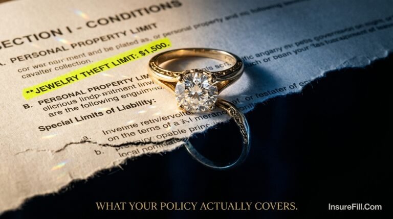 Jewelry replacement insurance engagement ring homeowners sublimit gap coverage protection 2026